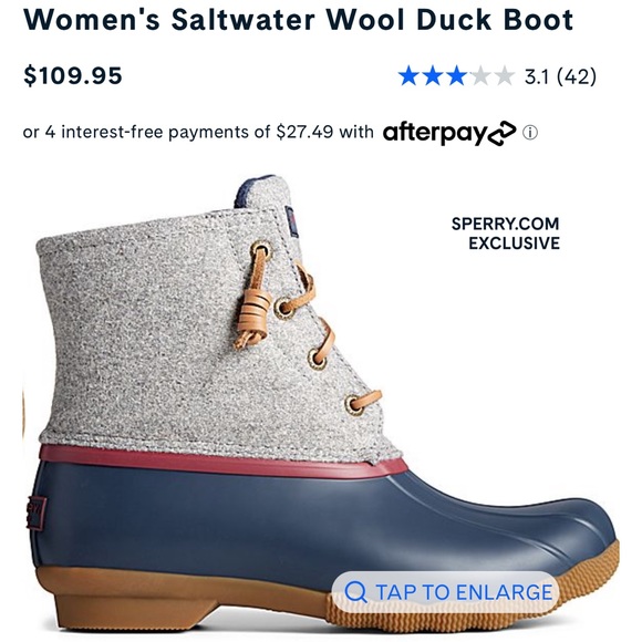 NEW IN BOX! Sperry Duck Boots - Picture 7 of 7